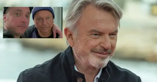 Sam Neill z synem. Kim jest ojciec? To pytanie zadaje sobie wielu.